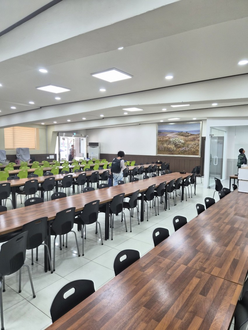제이교회 식당 소 그룹실 공사